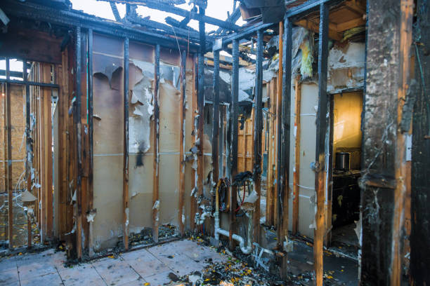 Professional Fire Damage Removal technician working in Brookdale, SC